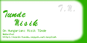 tunde misik business card